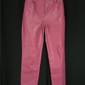 Wilfred Rose Pink Faux Leather Pants